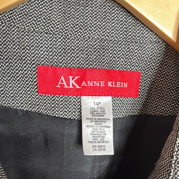 AK Anne Klein Gray Jacket Size 14P - Picture 5 of 10